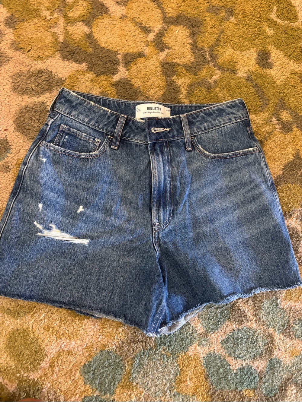 Hollister Blue Denim Jean Shorts for Women